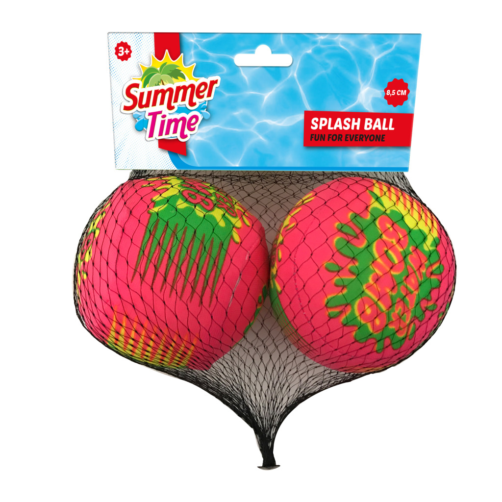 Summertime Splash Ball 8.5 cm (2 Stuks)