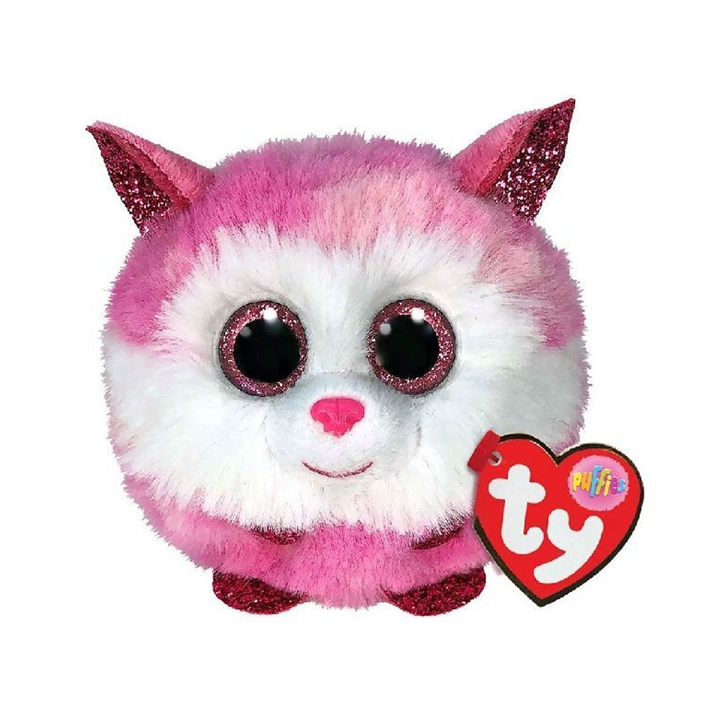 TY Puffies Knuffelbal Husky Princess 10 cm