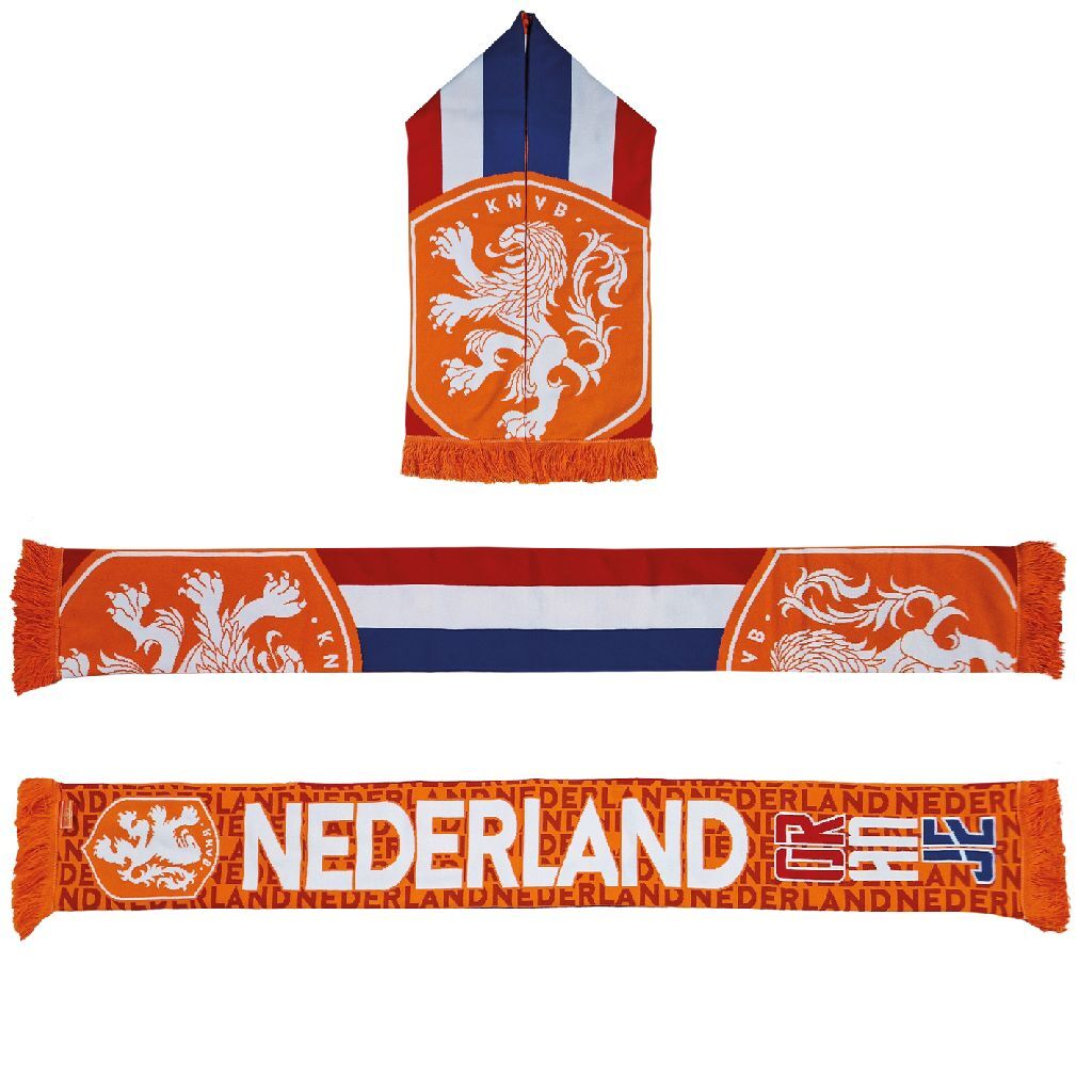 KNVB Sjaal Oranje - 140 cm