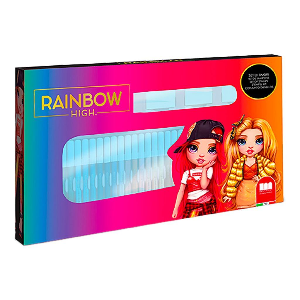 Rainbow High Feltipens Set With Stamps 40pcs.