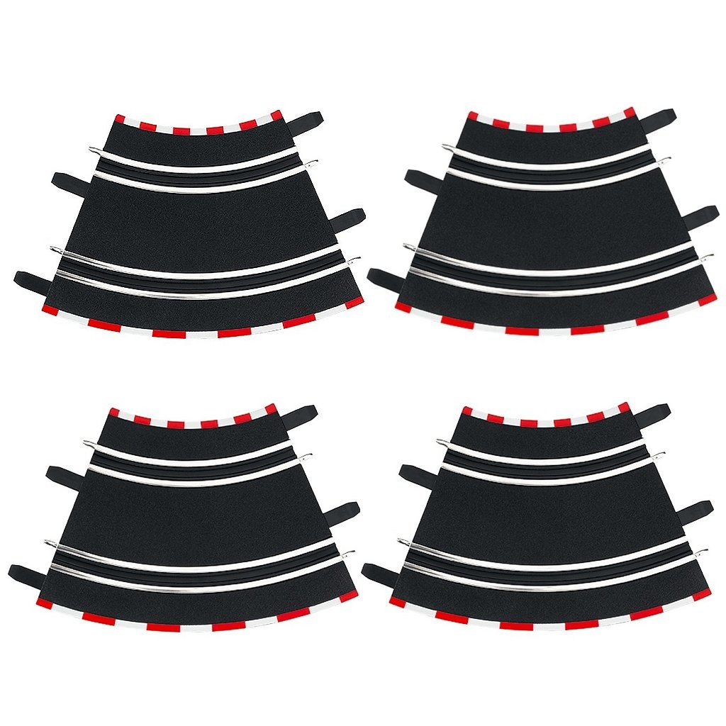 Carrera Bochten voor Racebaan 1/45 4 Stuks afbeelding