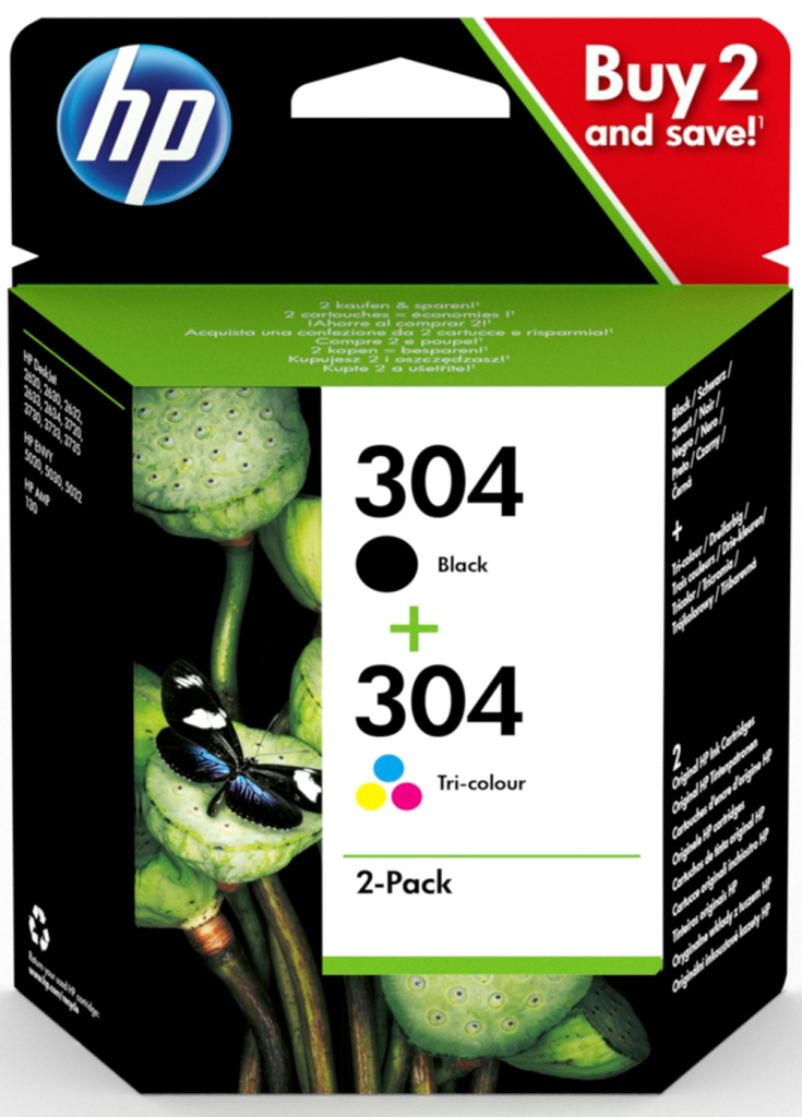 HP 304 Zw En Kl Combipack 3jb05ae afbeelding