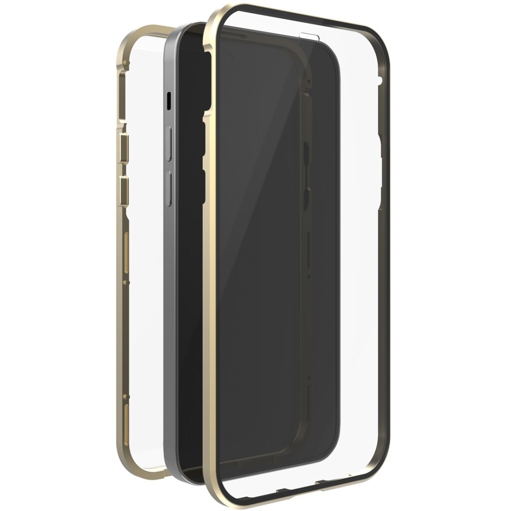 White Diamonds Cover "360° Glass" voor Apple iPhone 13 pro, goud