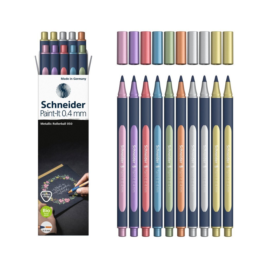 Schneider Paint-it 050 - rollerball metallic - 0.4mm - 10 stuks - S-ML05011503