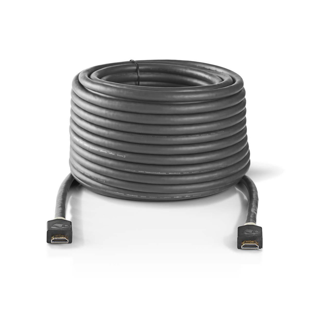 Nedis CVBW34000AT200 High Speed Hdmi-kabel Met Ethernet Hdmi-connector - Hdmi-connector 20 M Antraciet afbeelding