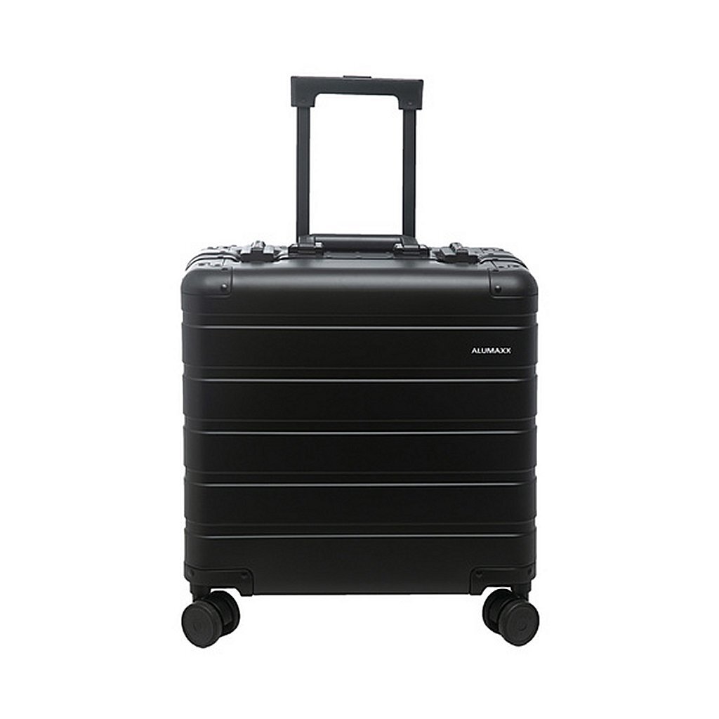 Alumaxx koffer - GRAVITY - aluminium - 4 draaibare wielen - zwart - JU-45193