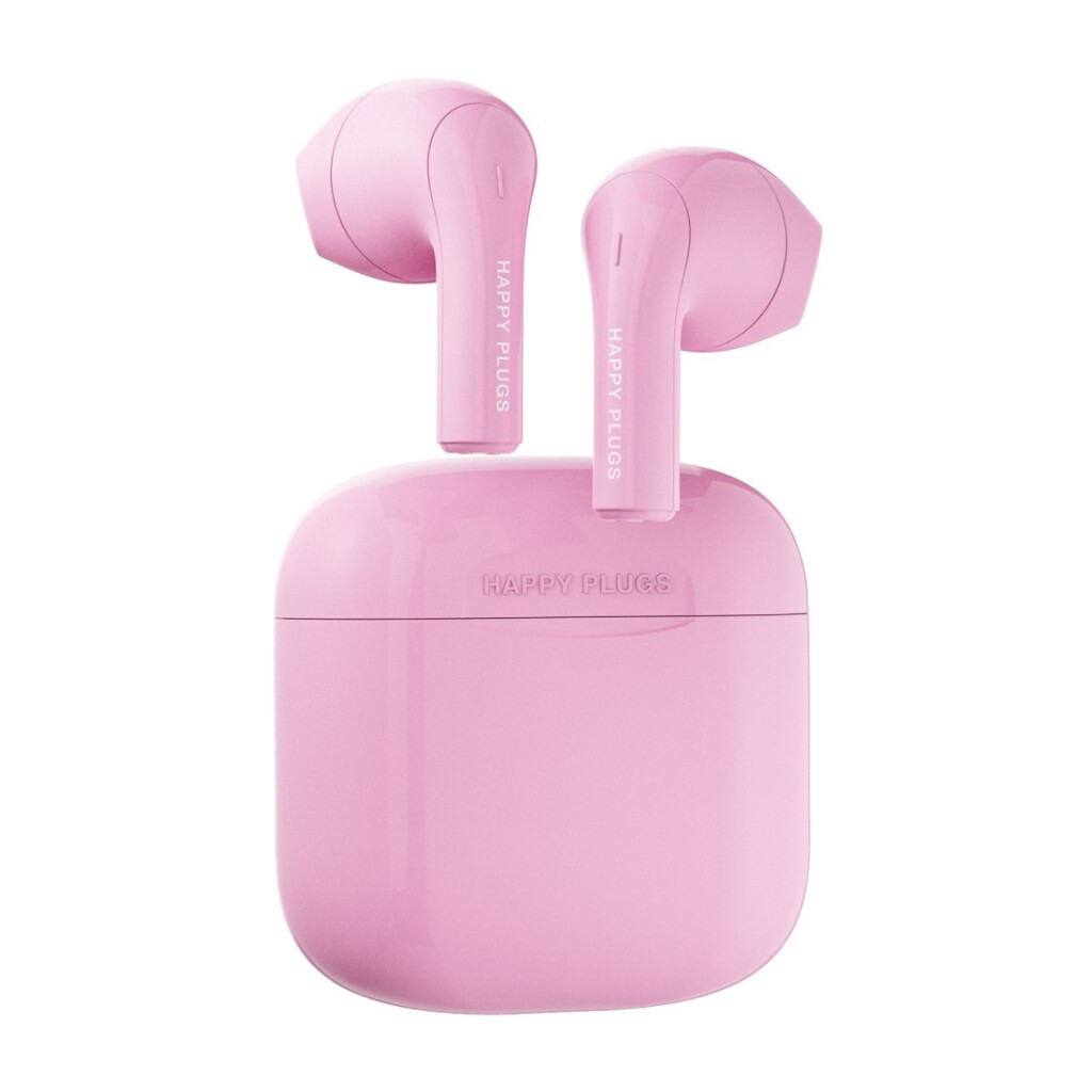 Happy Plugs Joy Bluetooth 5.2 Headset Draadloze Oordopjes Roze