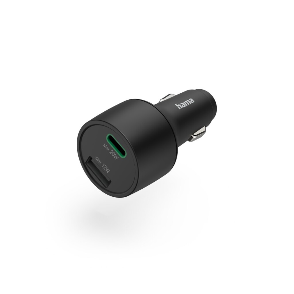 Hama Car Charger USB-C USB-A Power Delivery (PD)/Qualcomm 32 W Zwart