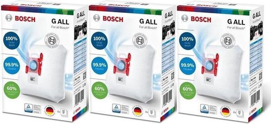 Bosch Stofzuigerzakken Type G All 12 stuks BBZ41FGALL afbeelding