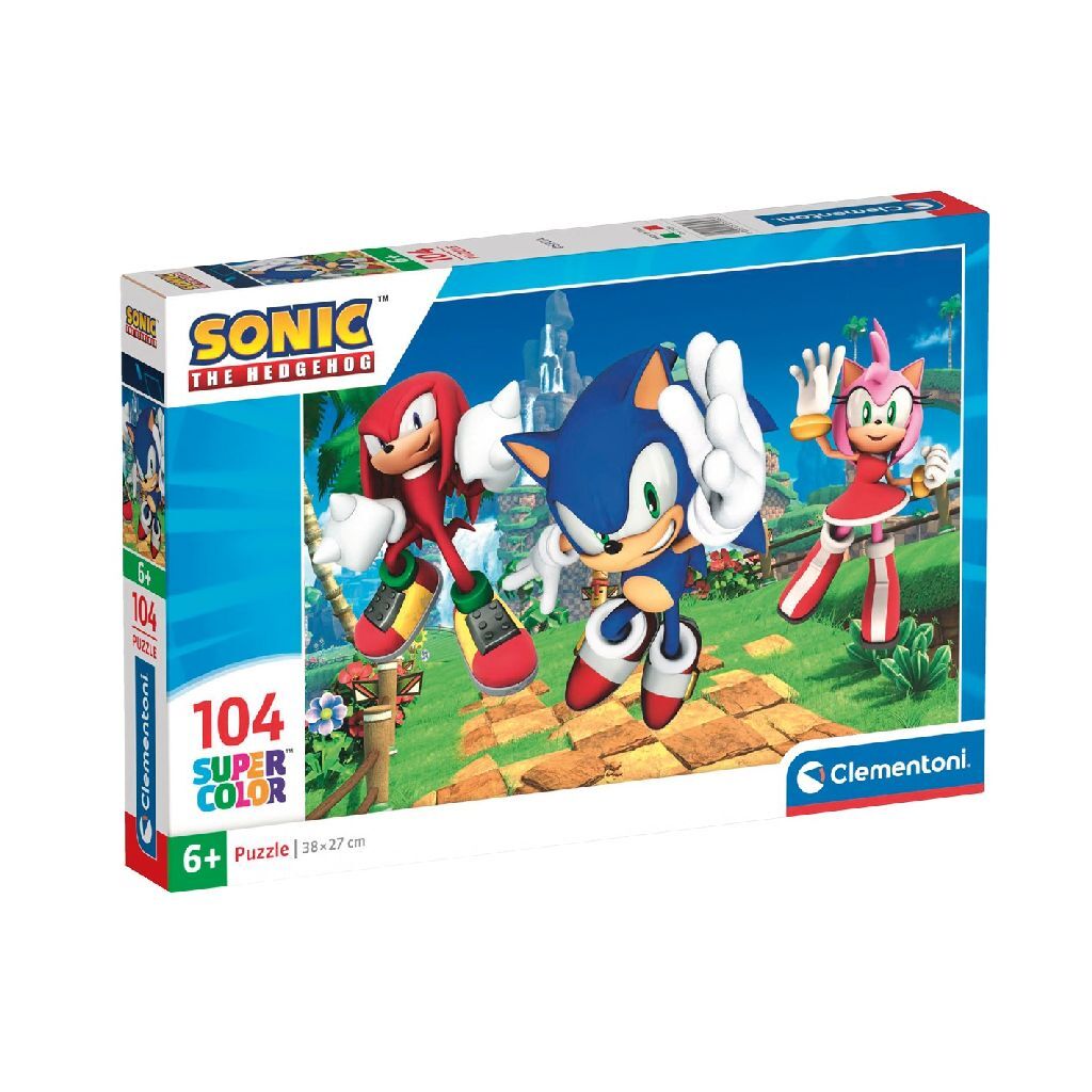 Clementoni - Puzzle Sonic - 104 stukjes - 27256