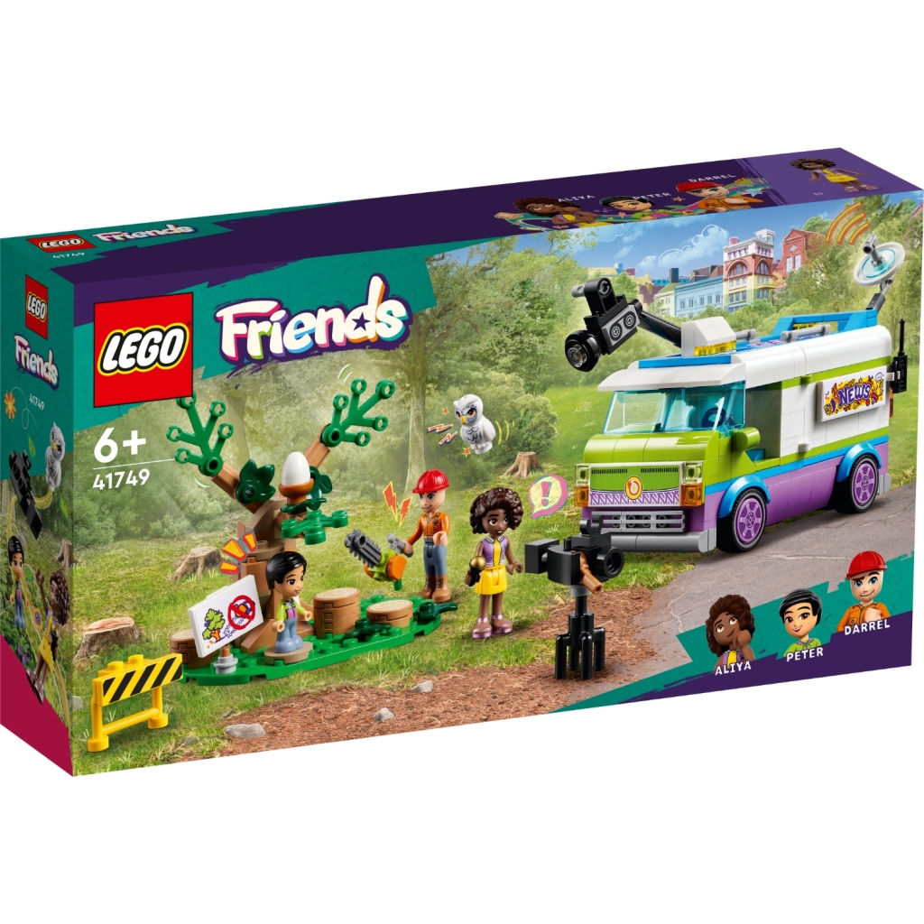 Lego Friends 41749 Nieuwsbusje afbeelding