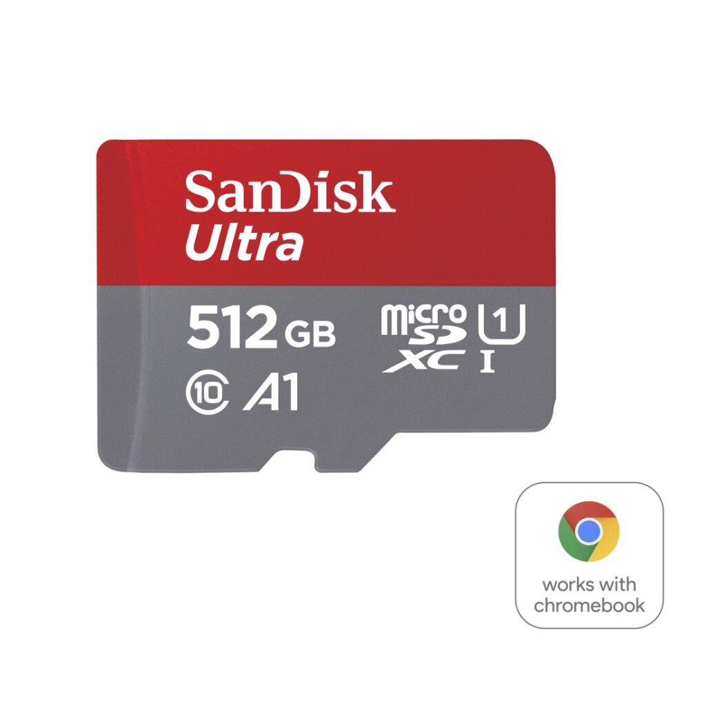 SanDisk MicroSDXC Ultra Android 512GB 150MB/s CL10, Chromebook