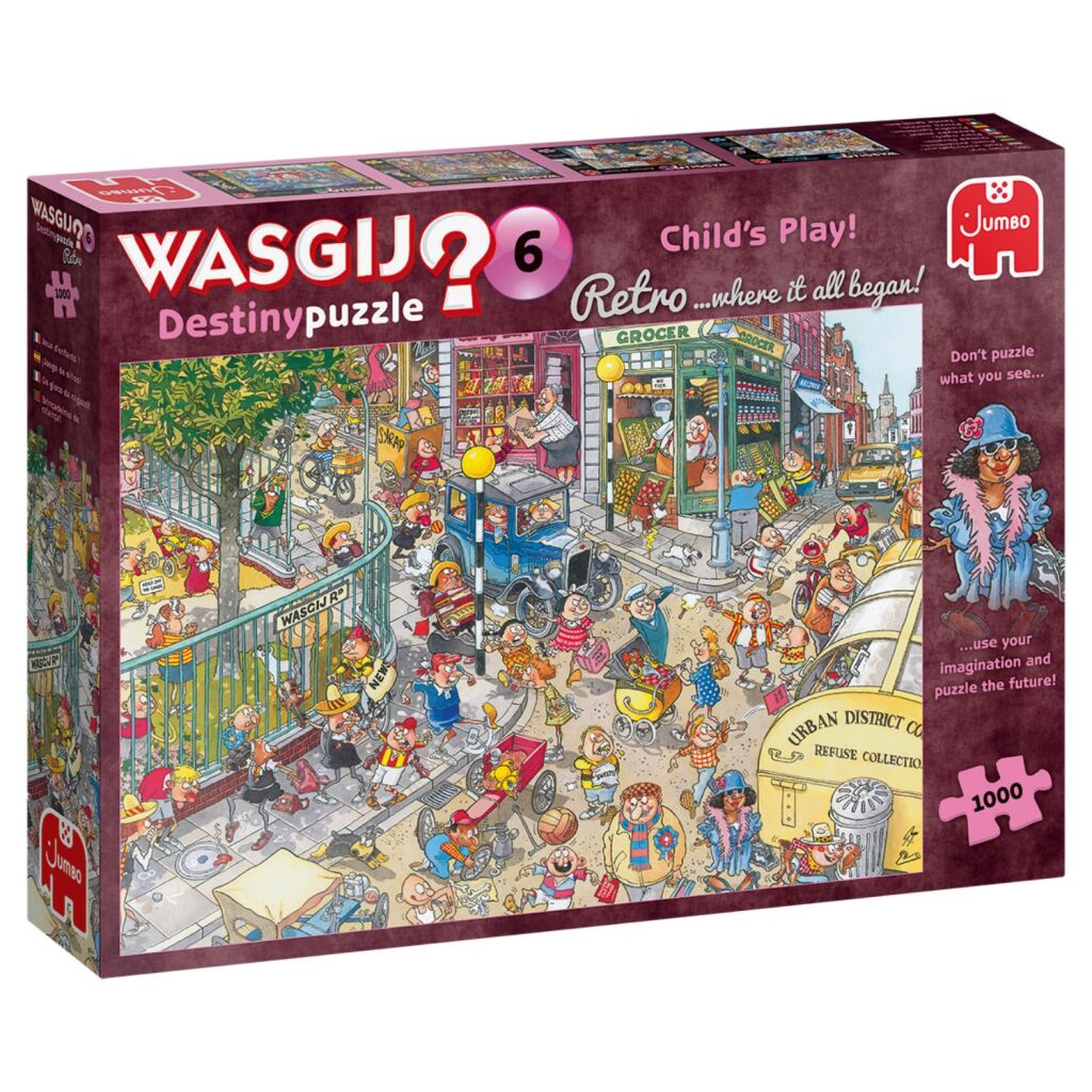 Jumbo Puzzel Wasgij Retro Destiny 6 Childs Play! 1000 Stukjes afbeelding