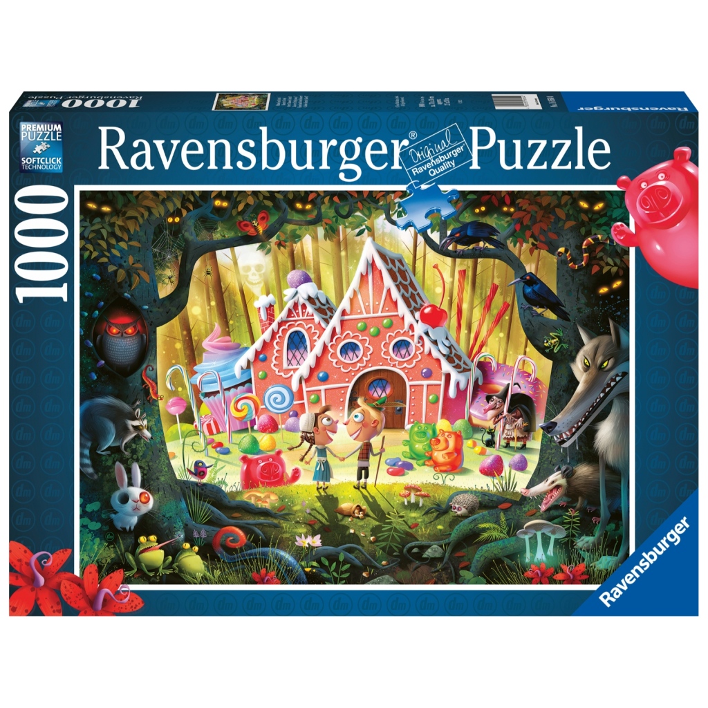 Ravensburger Puzzel Hans en Grietje 1000 Stukjes afbeelding