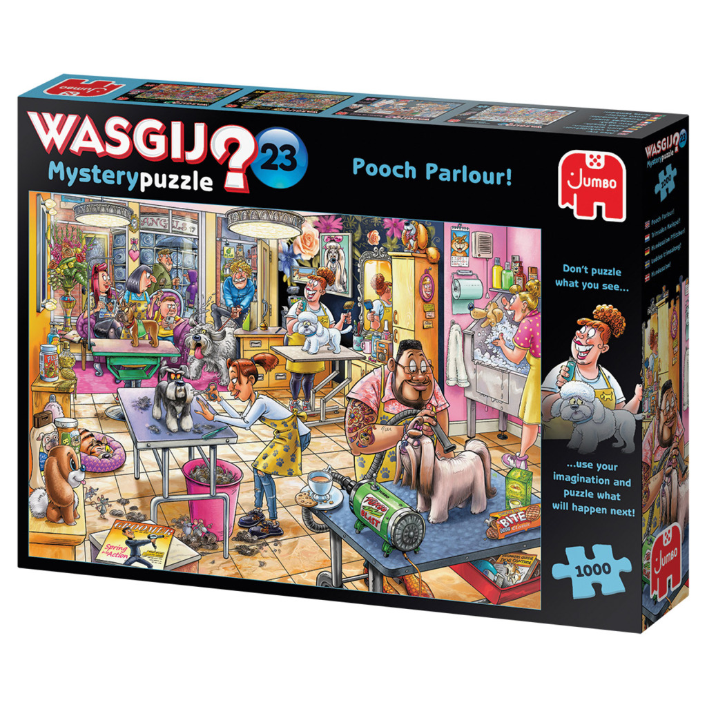 Jumbo Puzzel Wasgij Mystery 23 Pooch Parlour 1000 Stukjes