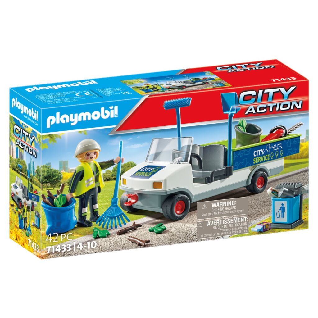 PLAYMOBIL City Action Elektrische straatveegmachine - 71433