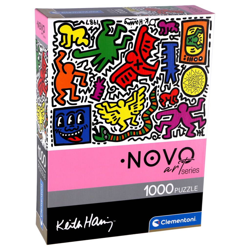 Clementoni - Puzzle Keith Haring Compact box - 1000 stukjes - 39756