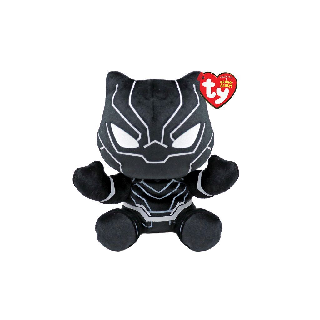 TY Beanie Babies Marvel Black Panther Soft 15 cm 1 stuk