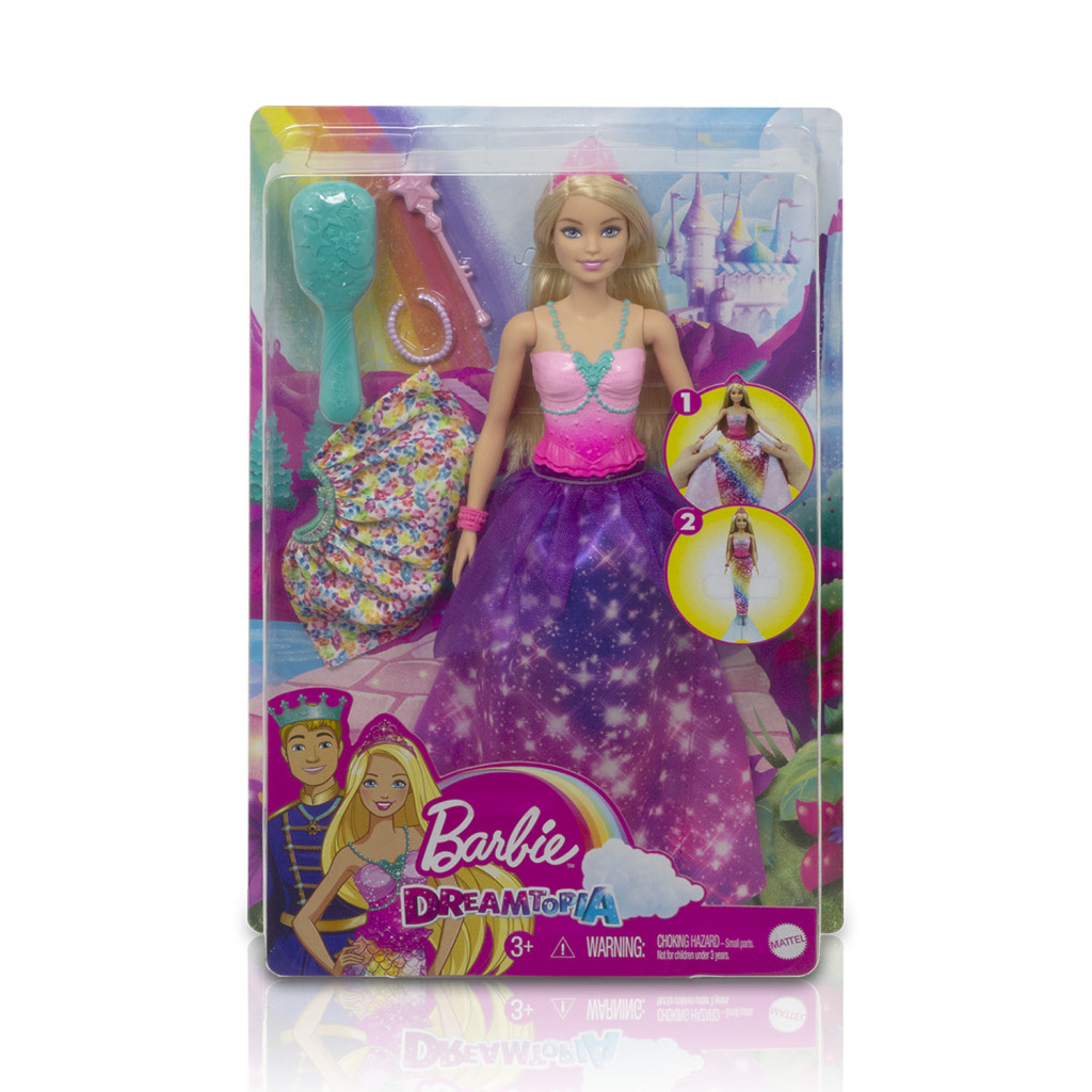 Barbie Tienerpop Dreamtopia: Prinses Meisjes 35 Cm Roze 6-delig