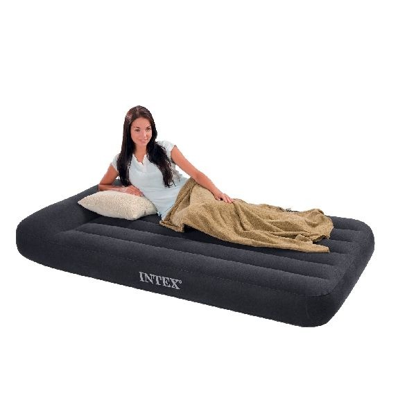 Intex Pillow Rest Classic Twin Luchtbed met ingebouwde pomp - 1-persoons - 191 x 99 x 23 cm