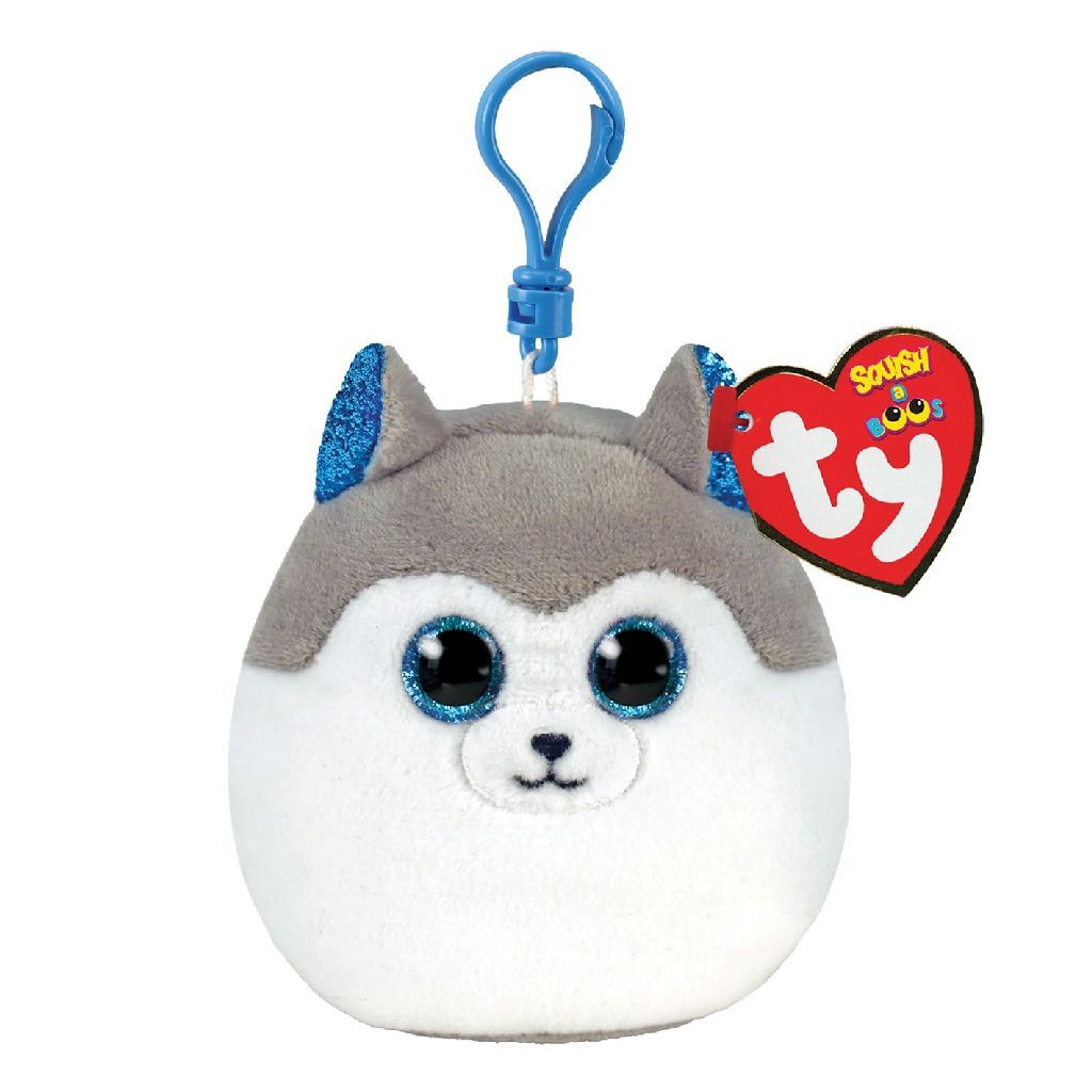 Ty Squish A Boo Clips Slush Husky 8cm