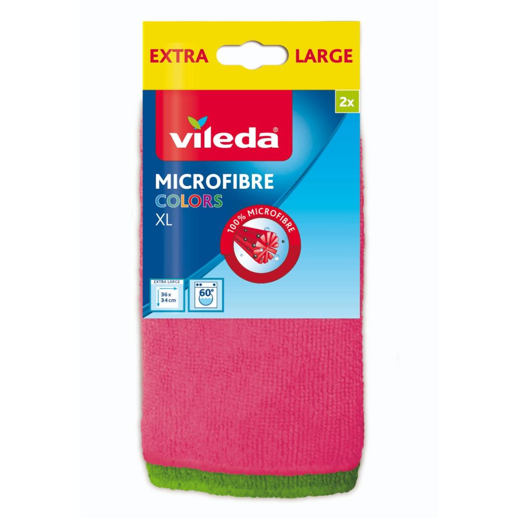 Microvezeldoek Vileda Microvezel Gesorteerde kleuren (36 x 34 cm)
