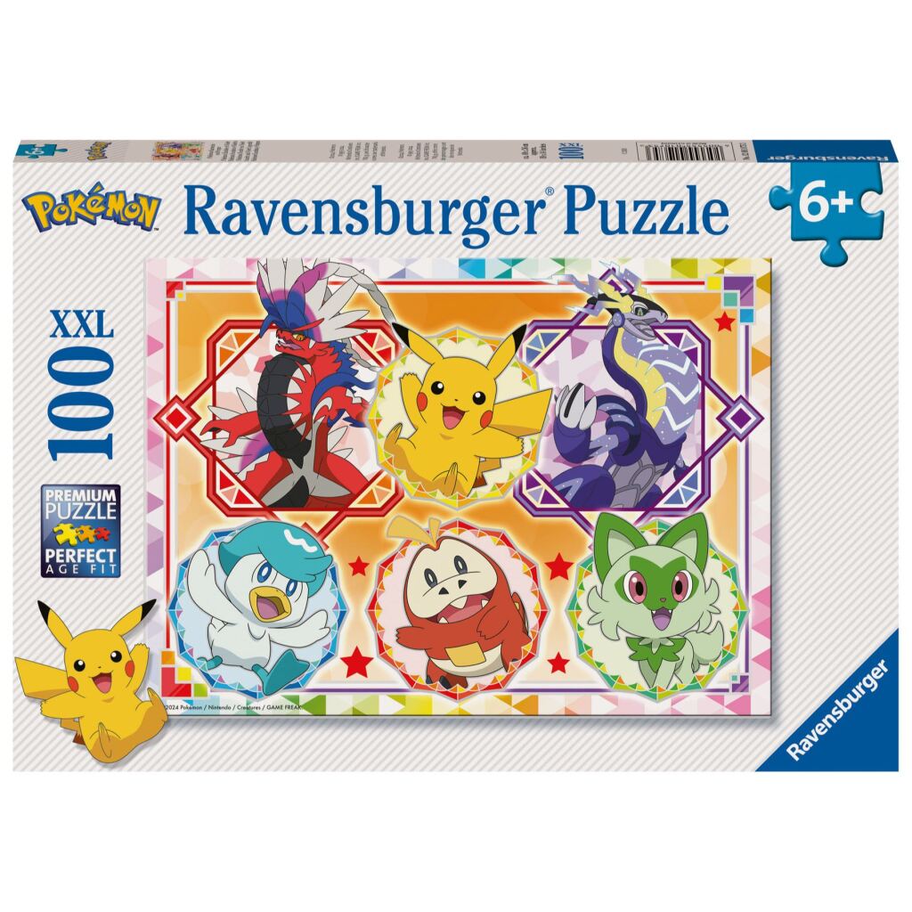 Ravensburger Puzzel Pokémon 100 XXL Stukjes afbeelding