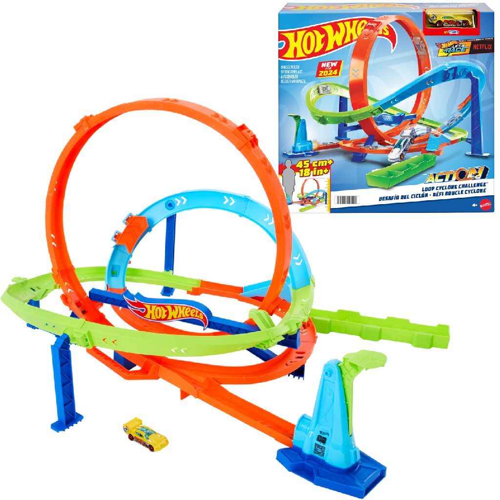 Hot Wheels Actie Cycloon Loopingset