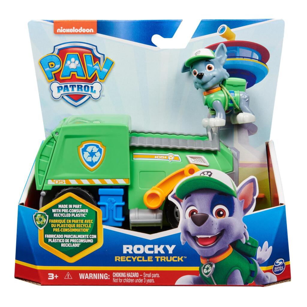 PAW Patrol - Zuma's Hovercraft - speelgoedauto met speelfiguur - 68% gerecycled plastic - duurzaam speelgoed