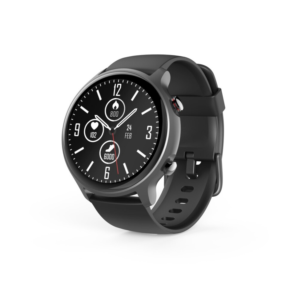 Hama Smartwatch Fit Watch 6910 GPS Waterdicht Hartslag Zuurstofgeh. Bloed afbeelding