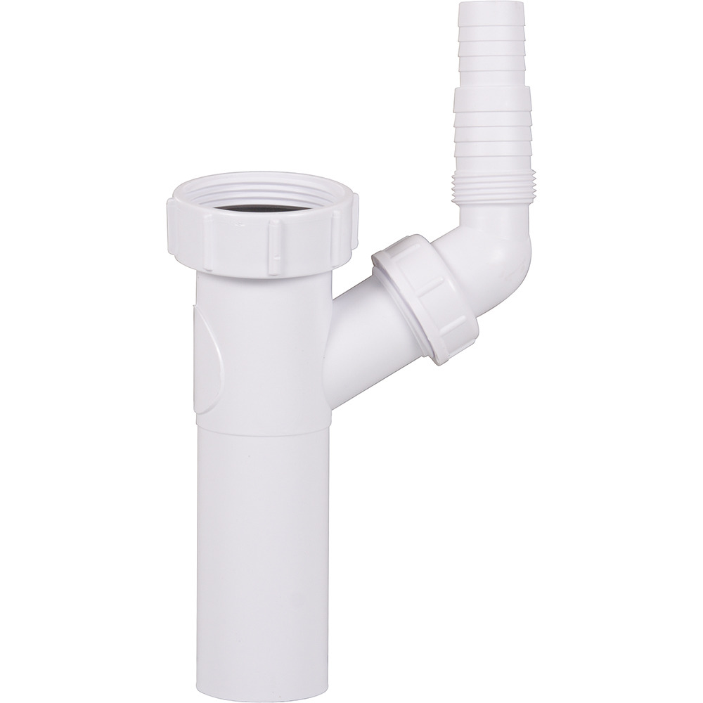 Scanpart 1130705505 T-Stuk Wasmachine Afvoer Wit afbeelding