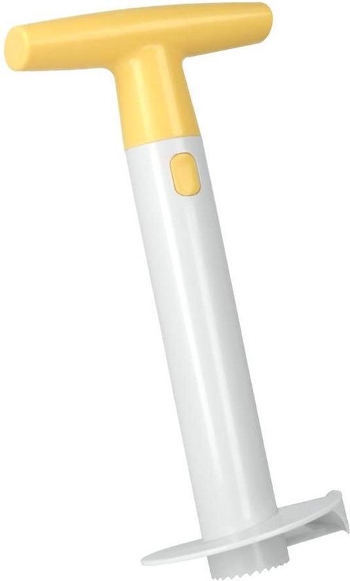 Tomado-Metaltex Ananassnijder 23 cm Wit/Geel