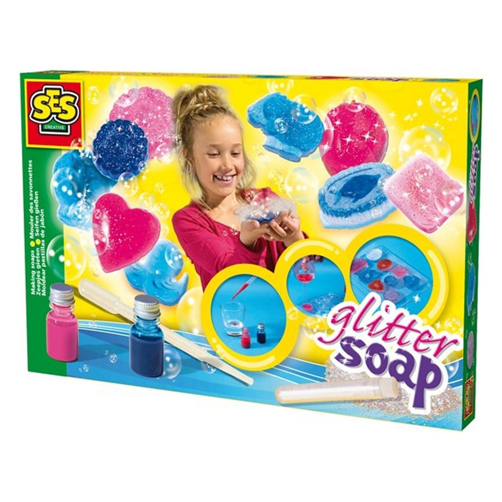 SES Creative Glitter Zeepjes Maken afbeelding
