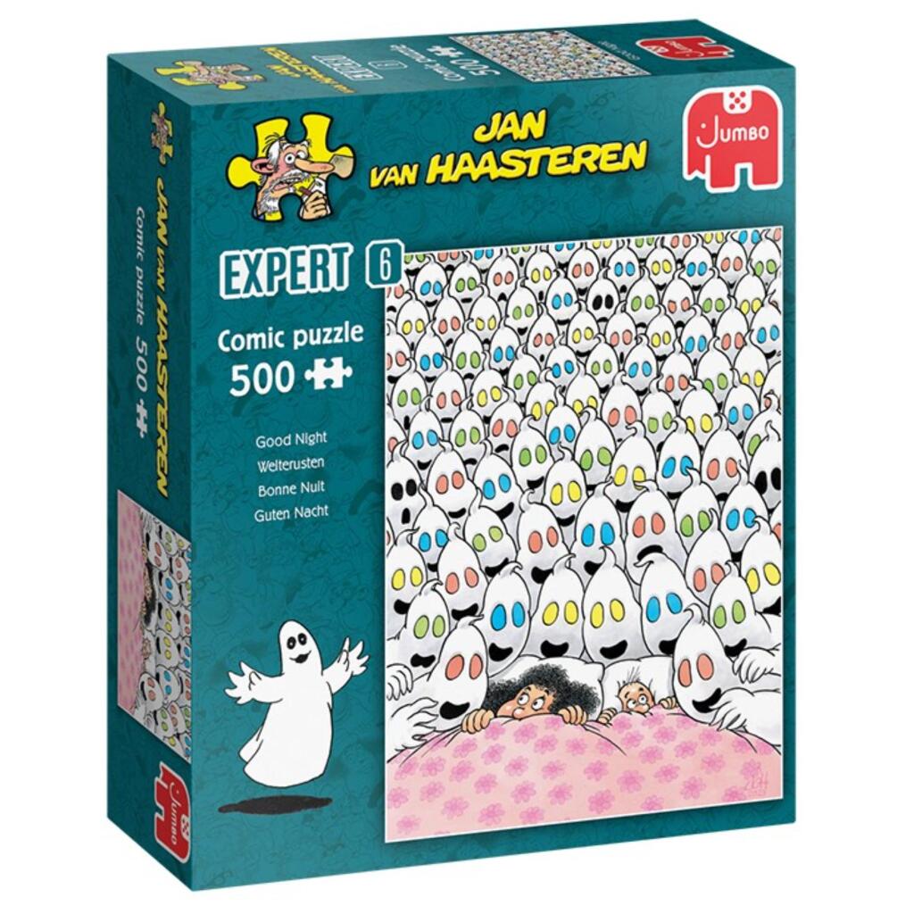 Jumbo Jan Van Haasteren Expert 6 Puzzel Welterusten 500 Stukjes afbeelding