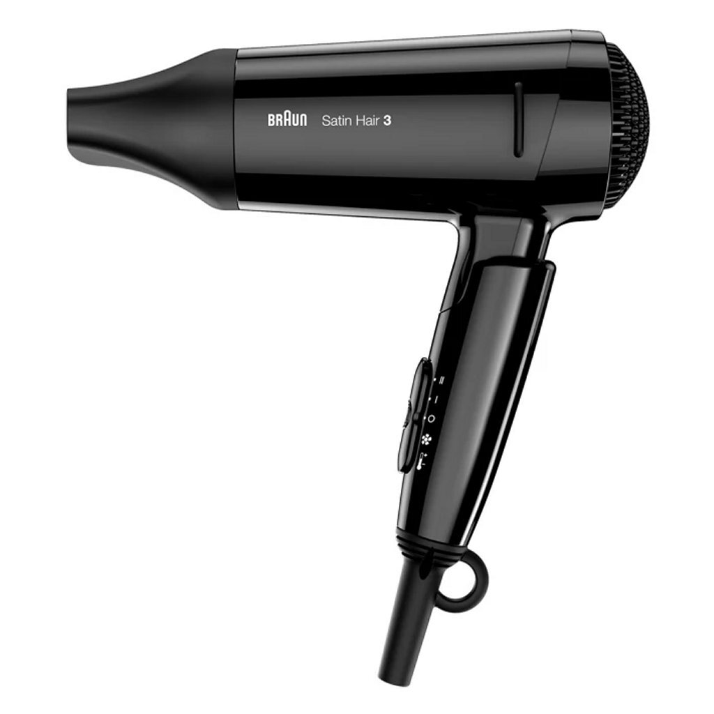 Braun BRHD350E Satin Hair 3 Style and Go Reishaardroger Zwart afbeelding