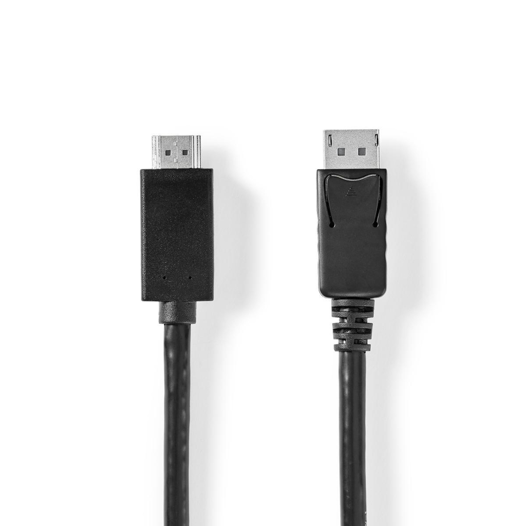 Nedis CCGP37104BK20 Displayport - Hdmi™-kabel 1.4 Displayport Male - Hdmi™ Male 2,0 M Zwart