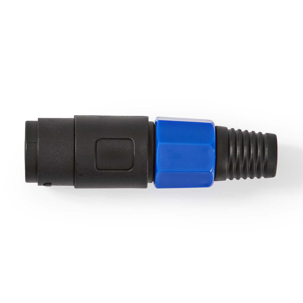 Nedis COTP16901BK Luidsprekerconnector Luidspreker 4-pins Male Zwart
