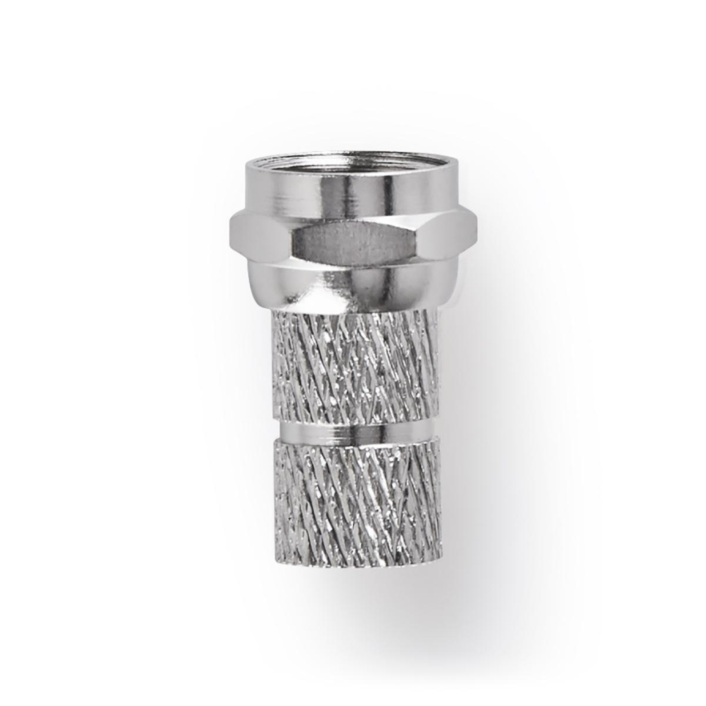 Nedis CSBW41907ME F-connector Male 5,5 Mm Twist-on Metaal