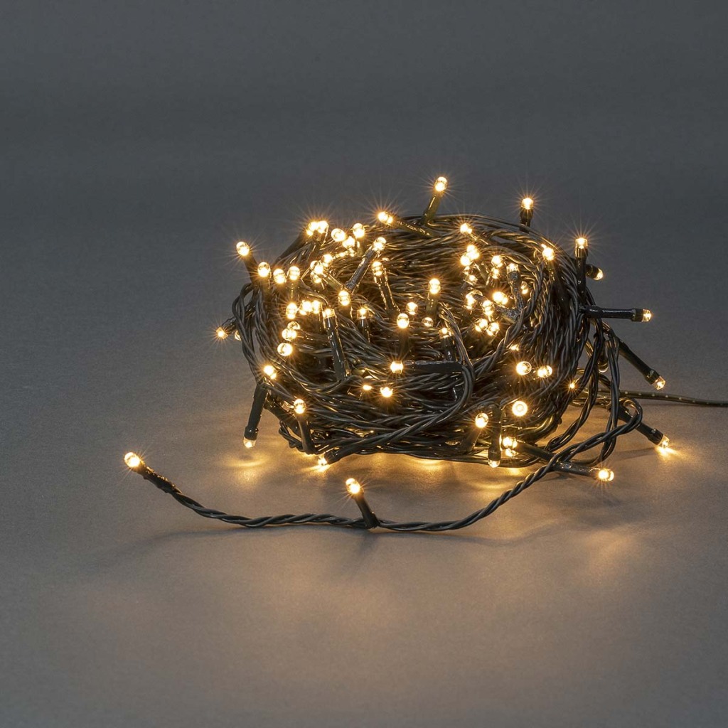 Nedis CLLS120 Decoratieve Verlichting Koord 120 Led&apos;s Warm Wit 9.00 M Licht Effecten: 7 Binnen & Buiten Netvoeding