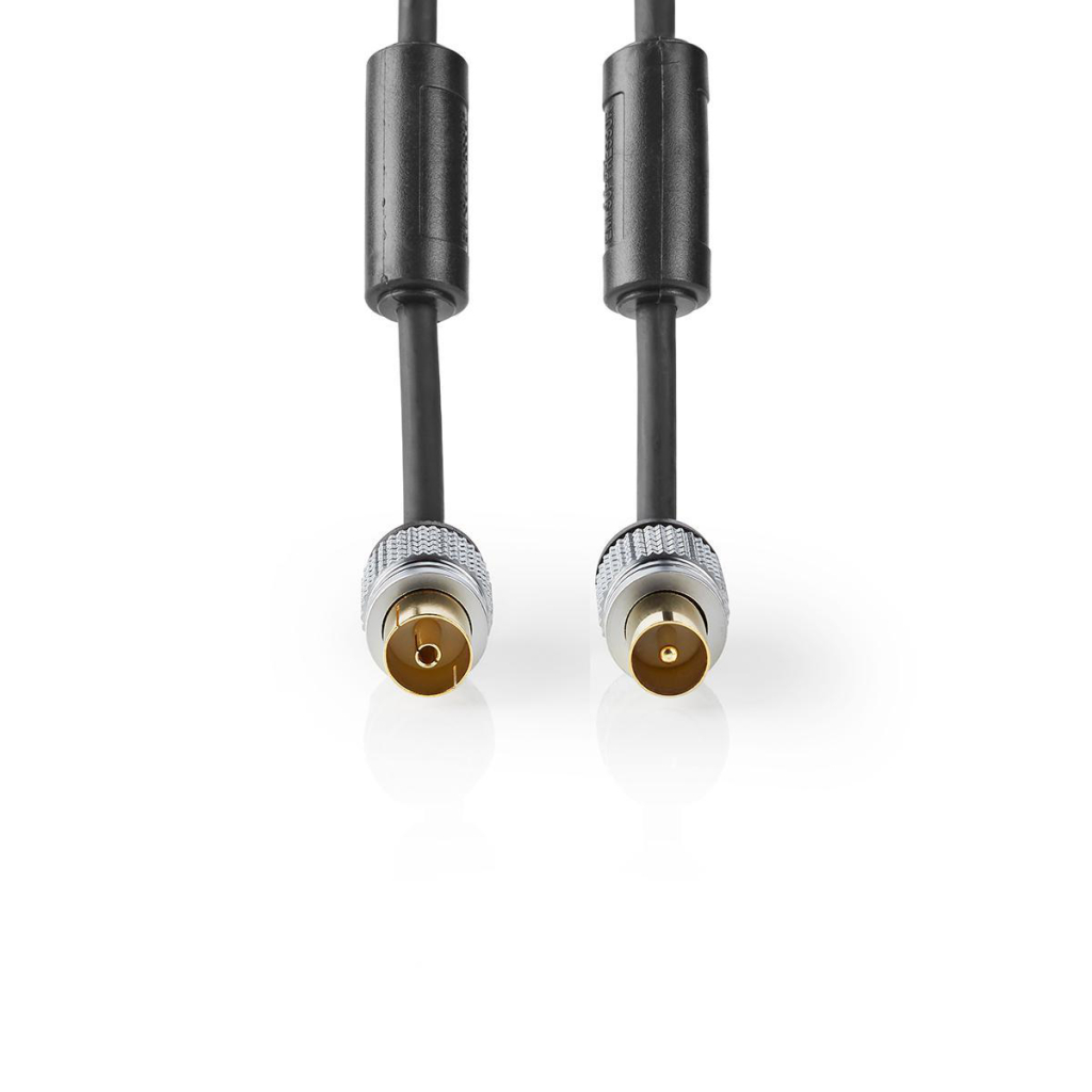 Nedis CSGC40000AT100 Coaxkabel 90 Db Iec (coax) Male - Iec (coax) Female 10,0 M Antraciet afbeelding