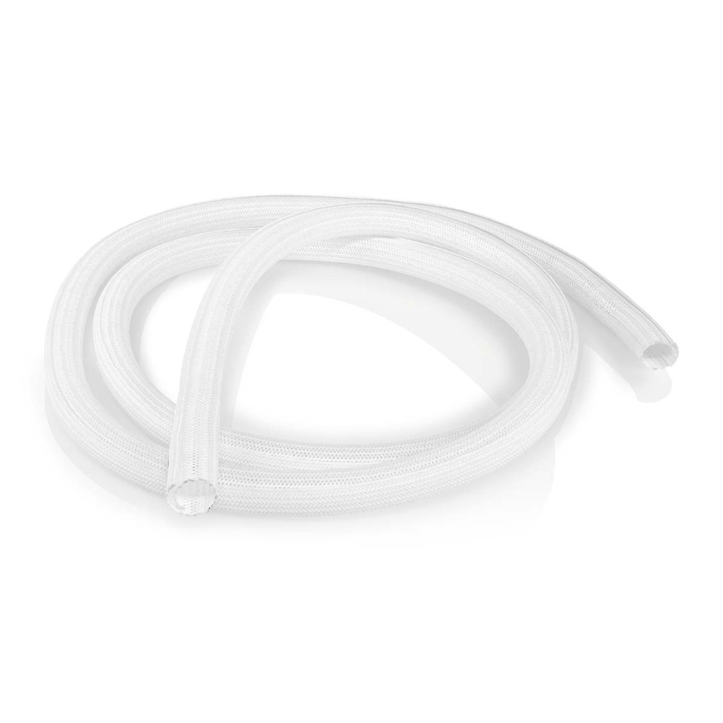 Nedis CMSL0015WT200 Kabelmanagement Sleeve 2.00 M 1 Stuks Maximale Kabeldikte: 15 Mm Nylon Wit