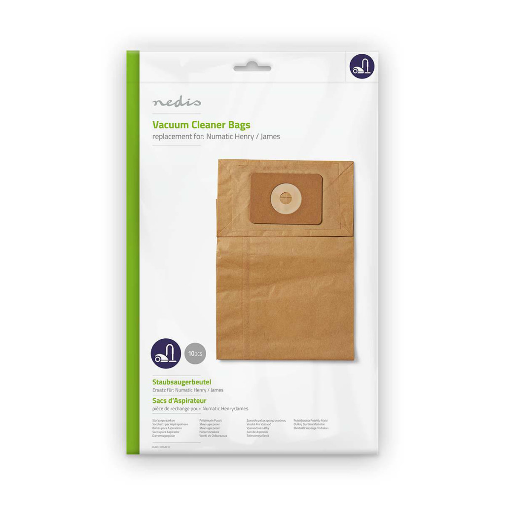 Nedis DUBG110NUM10 Stofzuigerzak Numatic Henry / James afbeelding
