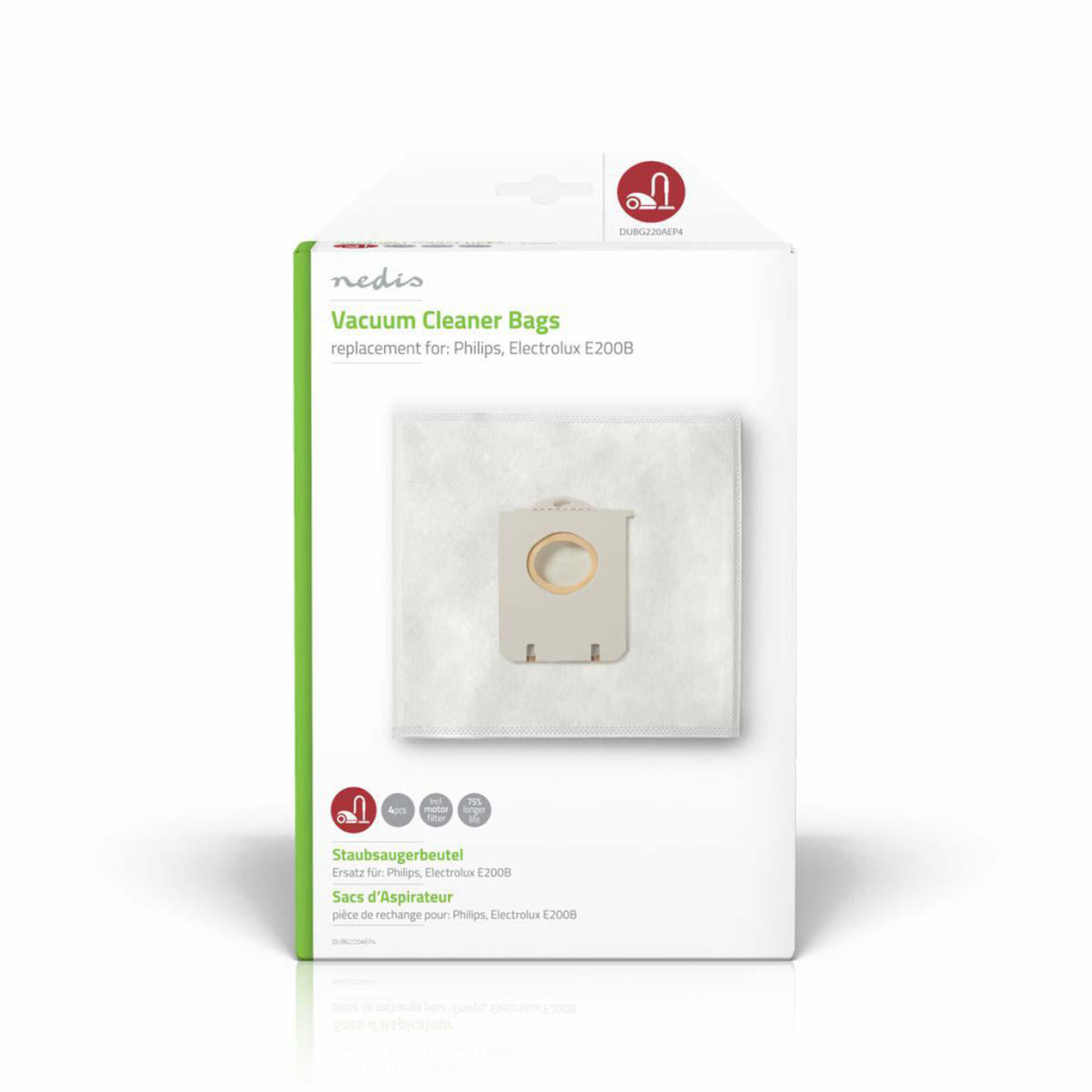 Nedis DUBG220AEP4 Stofzuigerzak Philips, Electrolux E200b afbeelding