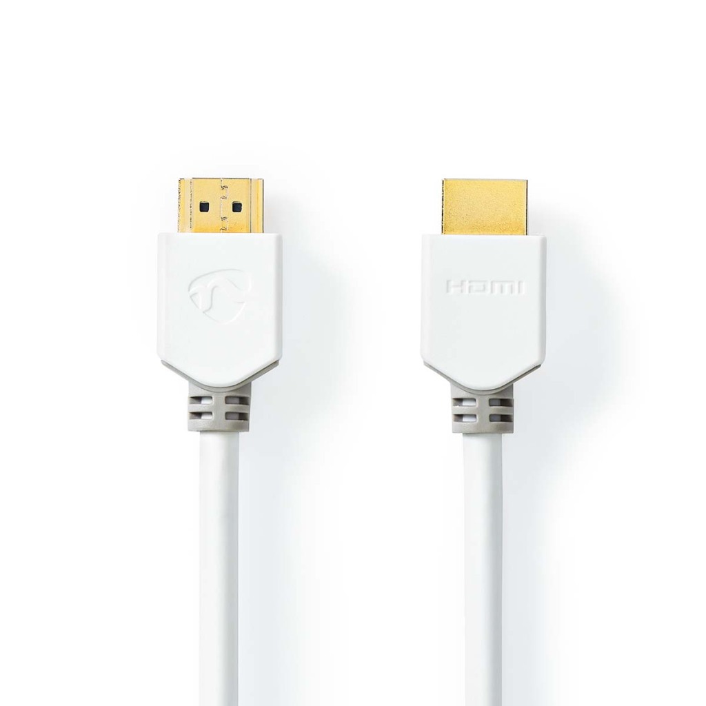 Nedis CVBW34000WT30 High Speed ??hdmi™-kabel Met Ethernet Hdmi™ Connector Hdmi™ Connector 4k@60hz 18 Gbps 3.00 M Rond Pvc Wit Doos afbeelding