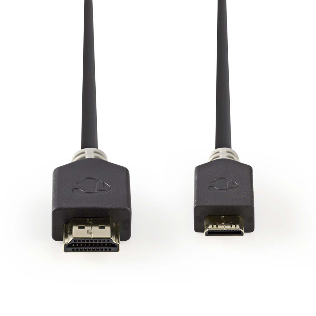 Nedis CVBW34500AT20 High Speed Hdmi-kabel Met Ethernet Hdmi-connector - Hdmi-mini-connector 2,0 M Antraciet afbeelding
