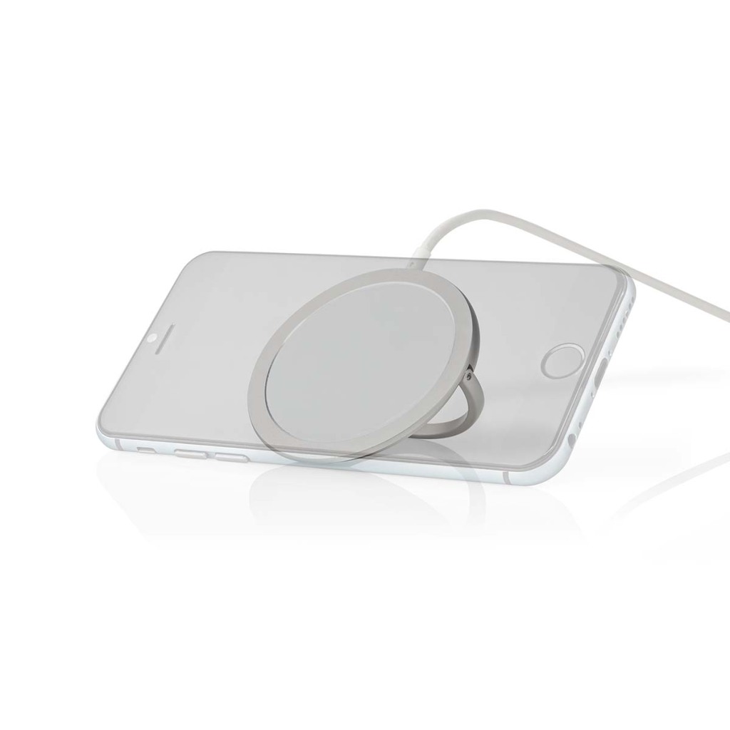 Nedis WCHAQM250SI Draadloze Oplader Staand 5 / 7.5 / 10 / 15 W 1 / 1.1 / 1.67 / 2 A Inclusief Kabel Usb Type-c™ 1.00 M