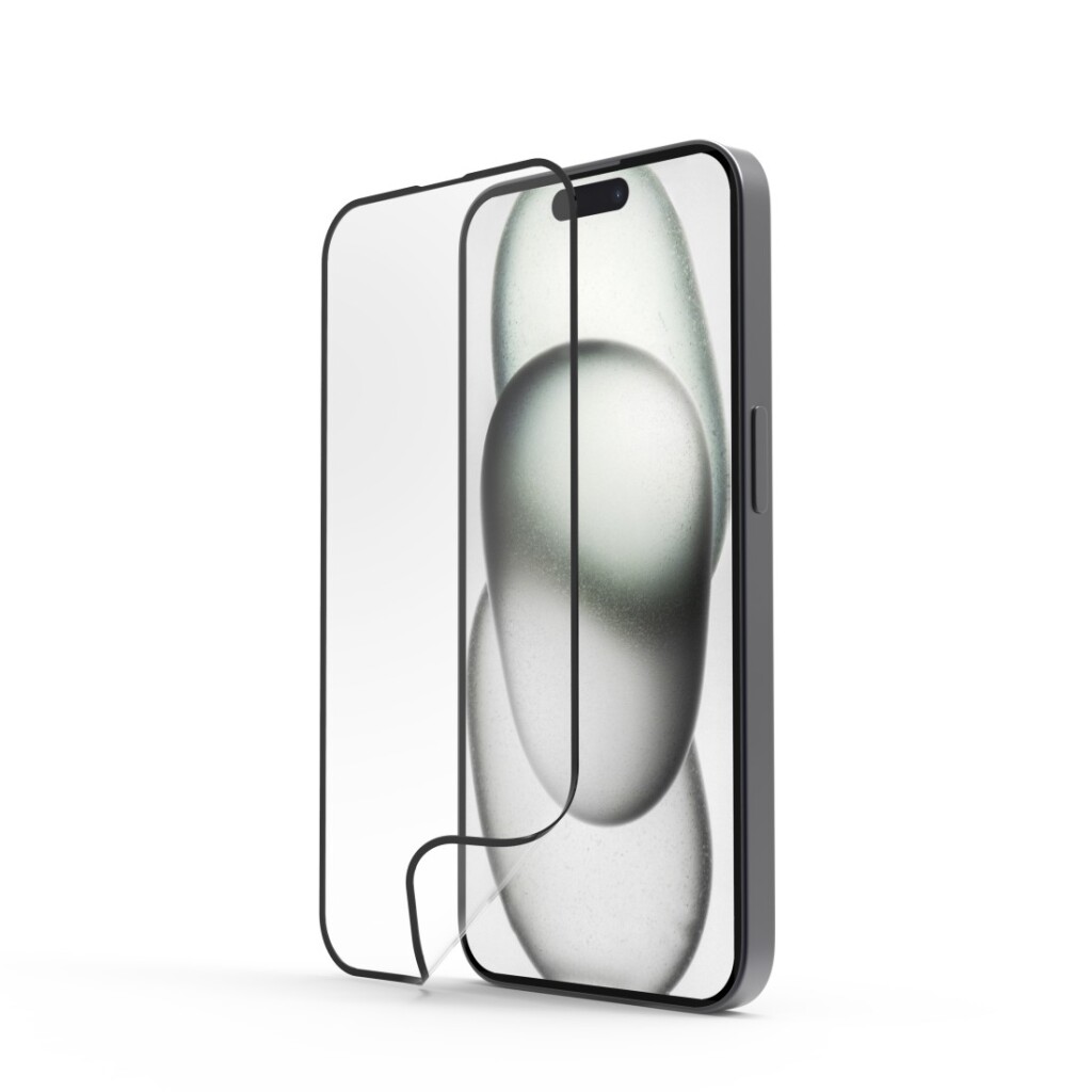 Hama Telefoon-beschermglas Super Hybrid Voor Apple IPhone 15 Montagehulp