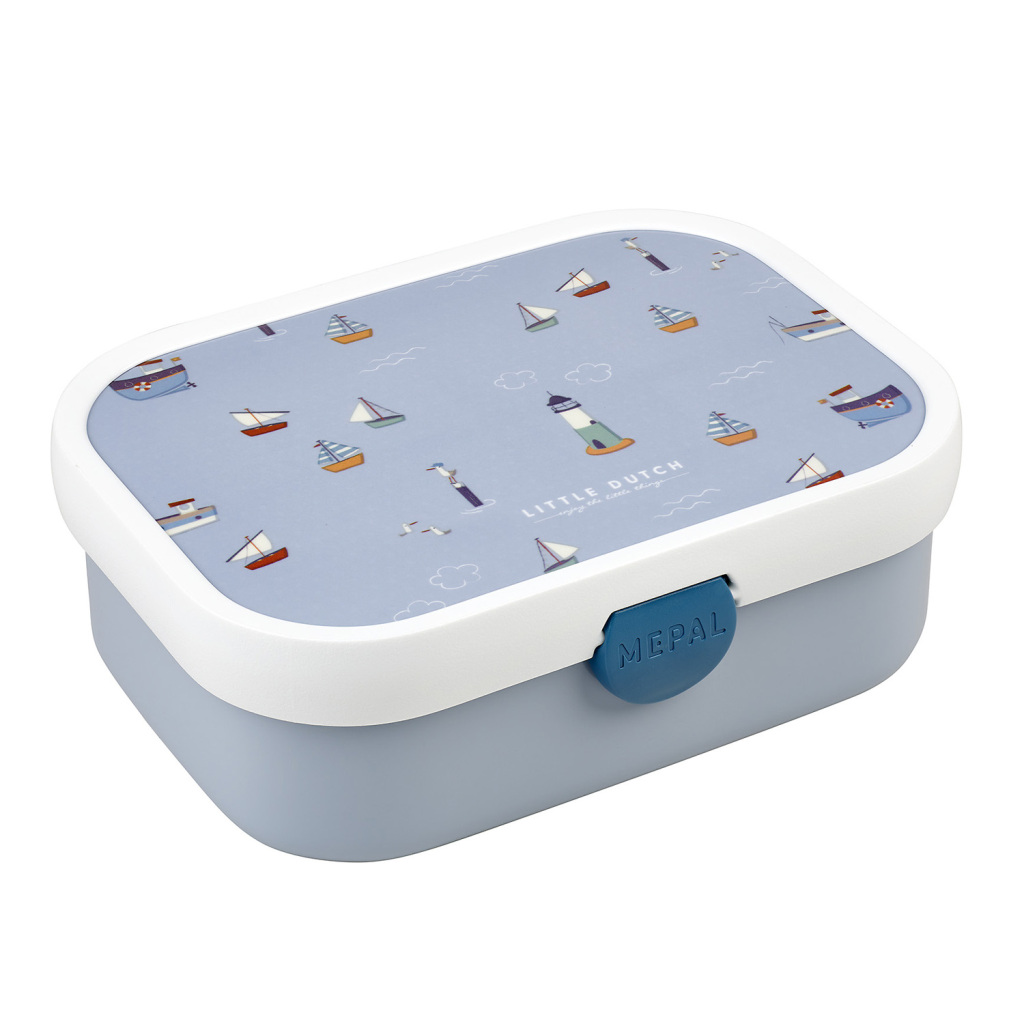 Mepal Campus Lunchbox Little Dutch Sailors Bay Blauw/Wit afbeelding