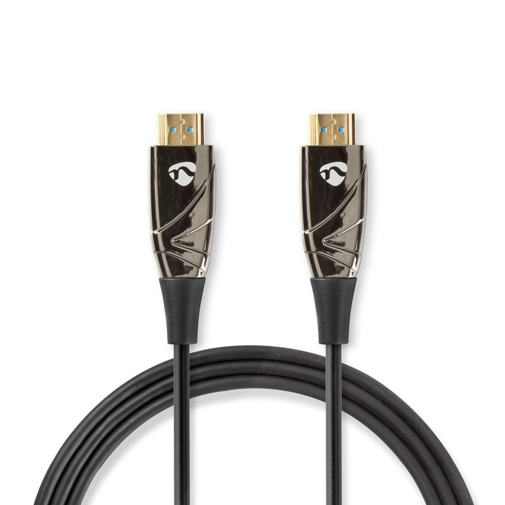 Nedis CVBG3400BK200 High Speed Hdmi™-kabel Met Ethernet Aoc Hdmi™-connector - Hdmi™-connector 20,0 M Zwart afbeelding