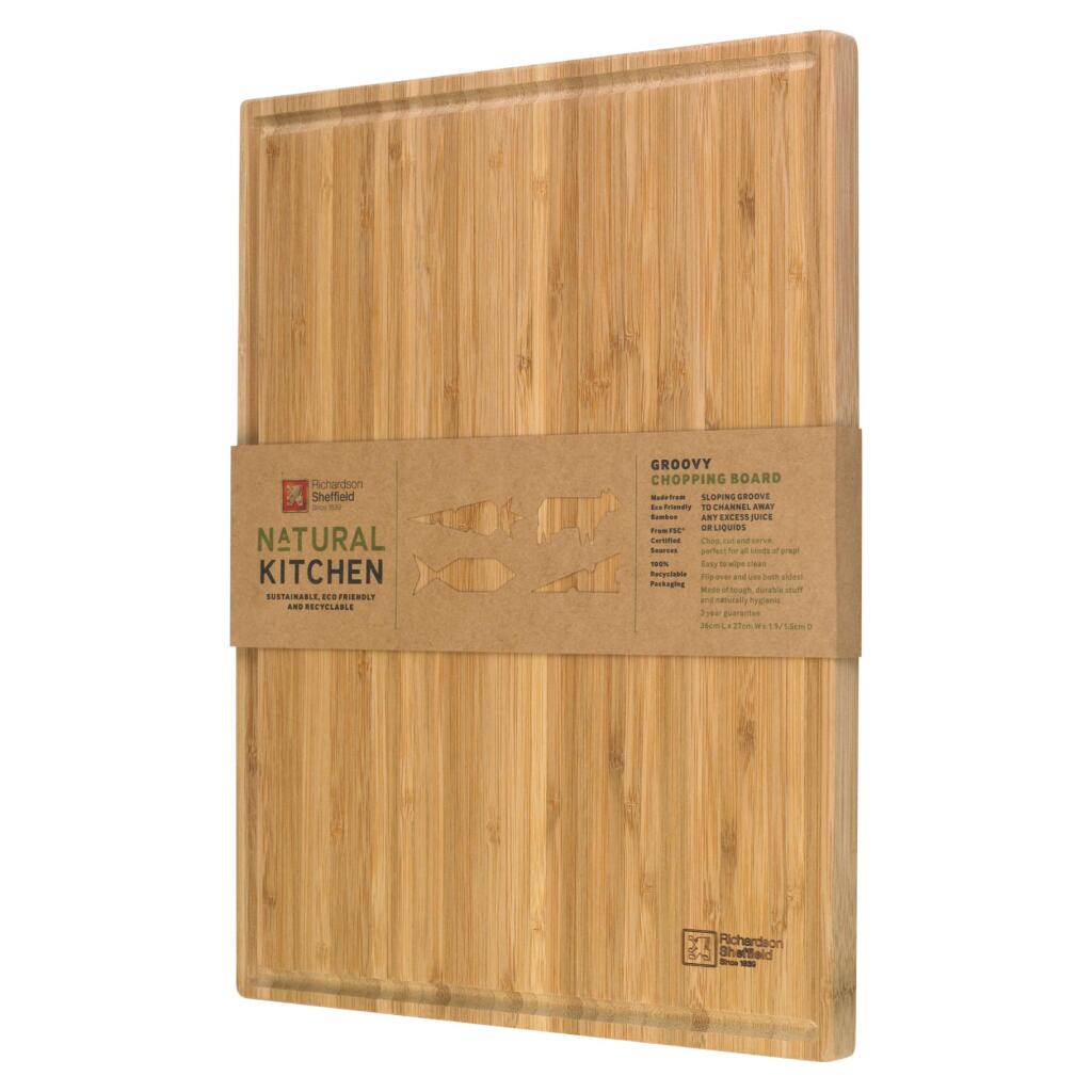 Richardson Sheffield Groovy Bamboo Snijplank 36x27x2 cm